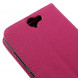 Чехол книжка с визитницей для HTC One A9 (Малиновый)