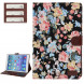 Чехол книжка с цветами для iPad Air (Черный)