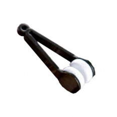 Чистящая щетка для очков из микрофибры двухсторонняя (Черный)