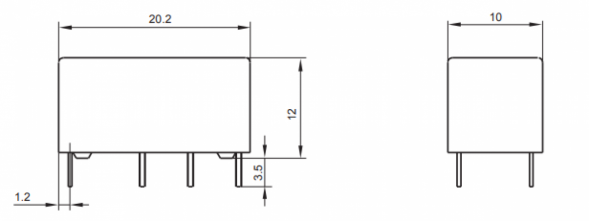 HK19F-DC5V-SHG HKE Реле электромагнитное