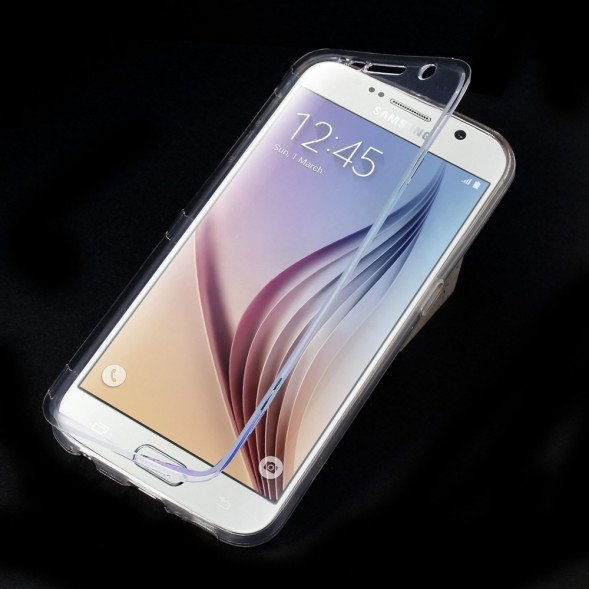 Прозрачный двухсторонний чехол для Samsung Galaxy S6 G920