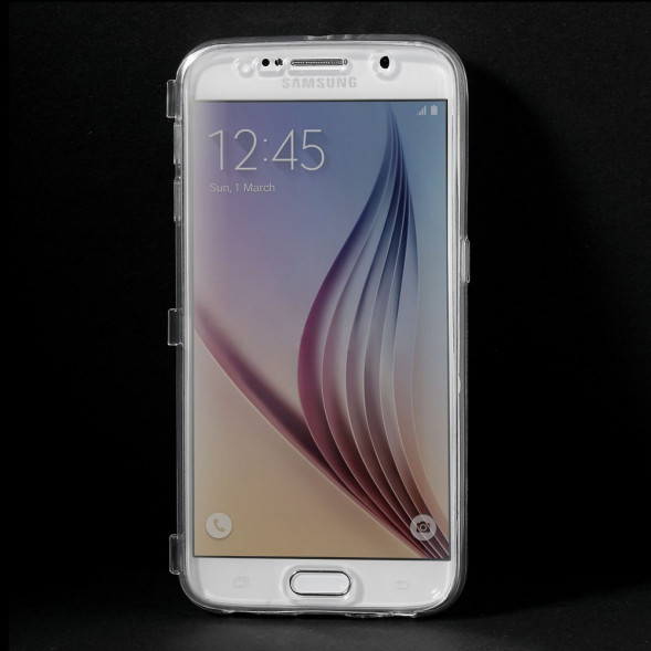 Прозрачный двухсторонний чехол для Samsung Galaxy S6 G920