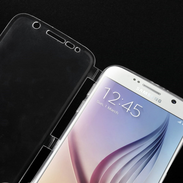 Прозрачный двухсторонний чехол для Samsung Galaxy S6 G920