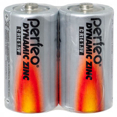 Батарейка C Perfeo Dynamic Zinc R14-2P