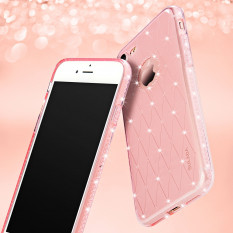 Чехол Sulada со стразами для iPhone 8 / 7 (розовый)