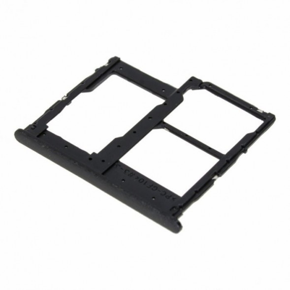 Контейнер SIM для Samsung A013 Galaxy A01 Core (Черный)