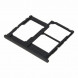 Контейнер SIM для Samsung A013 Galaxy A01 Core (Черный)