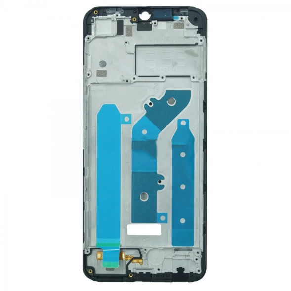 Рамка дисплея для Infinix Smart 6, 6 HD (X6511, X6512) средняя часть (Черный)