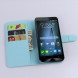 Чехол книжка для Asus Zenfone 2 ZE500CL (голубой)