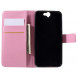 Чехол книжка с визитницей для HTC One A9 (Розовый)