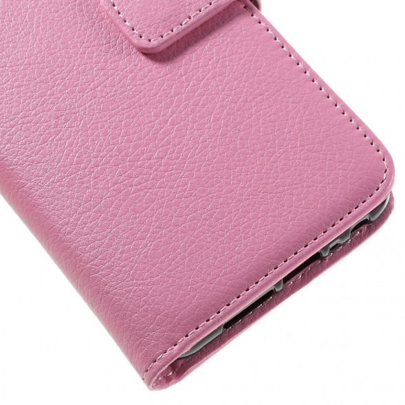 Чехол книжка с визитницей для HTC One A9 (Розовый)