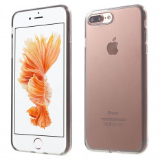 Силиконовый TPU чехол накладка для iPhone 7 Plus (Серый)
