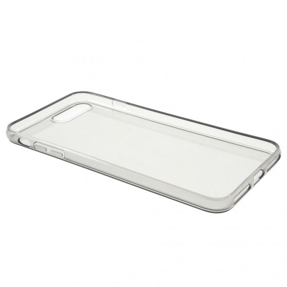 Силиконовый TPU чехол накладка для iPhone 7 Plus (Серый)