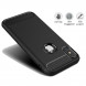 Чехол Carbon Fibre для iPhone X (темно-синий)