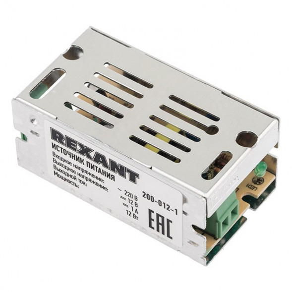 200-012-1 12VDC 1A 12W Блок питания универсальный