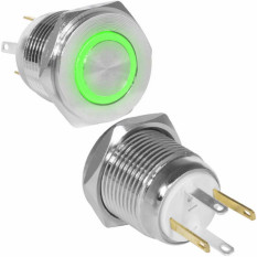 Кнопка антивандал. GQ16PF-10E/JL/G/N off-(on)