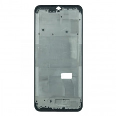 Рамка дисплея для Realme C35 средняя часть корпуса (Черная)
