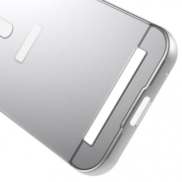 Чехол бампер для Asus Zenfone 2 Laser ZE500KL (Серебристый)
