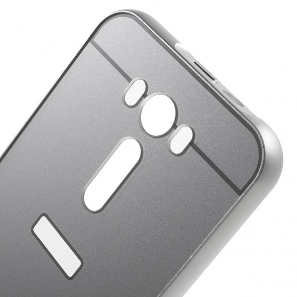 Чехол бампер для Asus Zenfone 2 Laser ZE500KL (Серебристый)