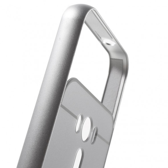 Чехол бампер для Asus Zenfone 2 Laser ZE500KL (Серебристый)
