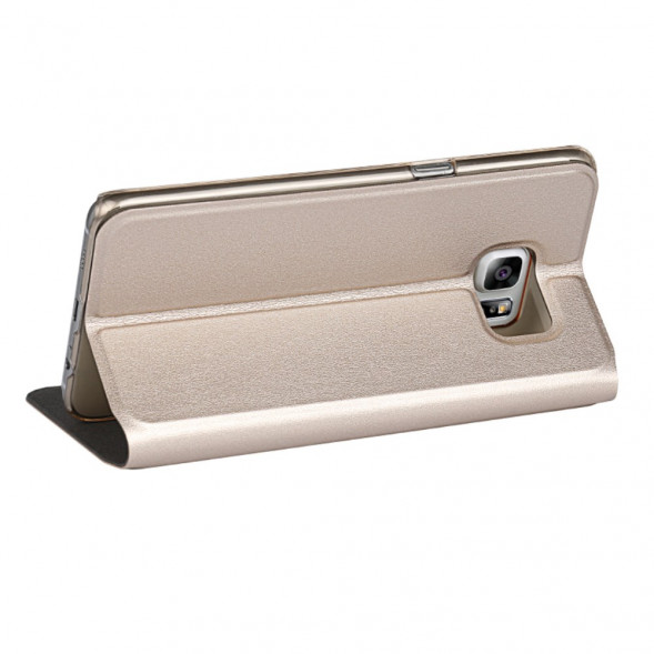 Чехол Usams с окном информации для Samsung Galaxy S6 EDGE+ G928 (Золотистый)