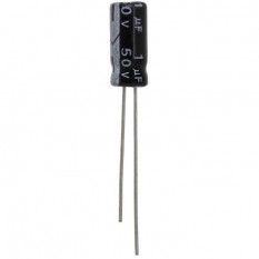 Конденсатор 1 UF 50V 105*C 5*11 (JWCO)