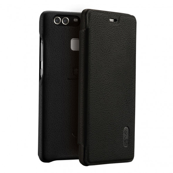 Чехол книжка LENUO для Huawei P9 (Черный)