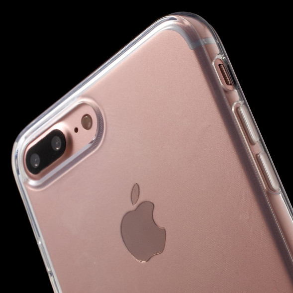 Силиконовый TPU чехол накладка для iPhone 7 Plus (Прозрачный)
