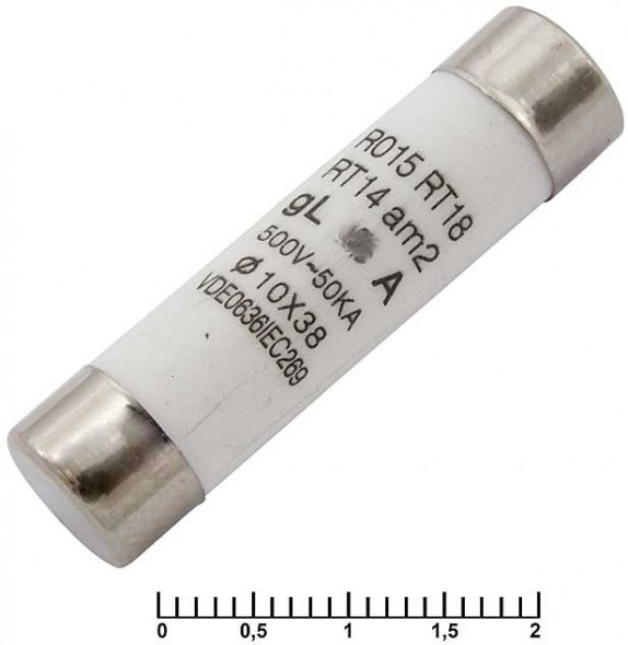 16A 500V 10x38mm Предохранитель керамический