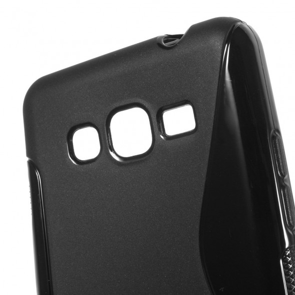 Антискользящий чехол для Samsung Galaxy Grand Prime SM-G530 / G531 (черный)