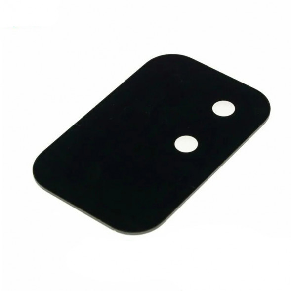 Стекло задней камеры для Realme Narzo 50i (без рамки) (Черный)