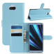 Чехол с визитницей для Sony Xperia XA3 (голубой)