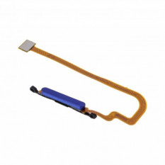 Шлейф для Xiaomi Poco M3, Redmi 9T сканер отпечатка пальцев (Синий)