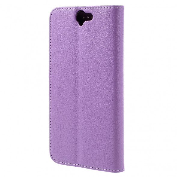 Чехол книжка с визитницей для HTC One A9 (Фиолетовый)