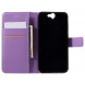 Чехол книжка с визитницей для HTC One A9 (Фиолетовый)