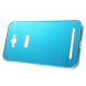 Алюминиевый бампер чехол для Asus Zenfone Max (ZC550KL) (Голубой)