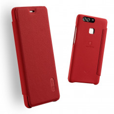 Чехол книжка LENUO для Huawei P9 (Красный)