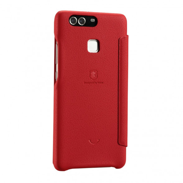 Чехол книжка LENUO для Huawei P9 (Красный)