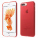 Силиконовый TPU чехол накладка для iPhone 7 Plus (Красный)