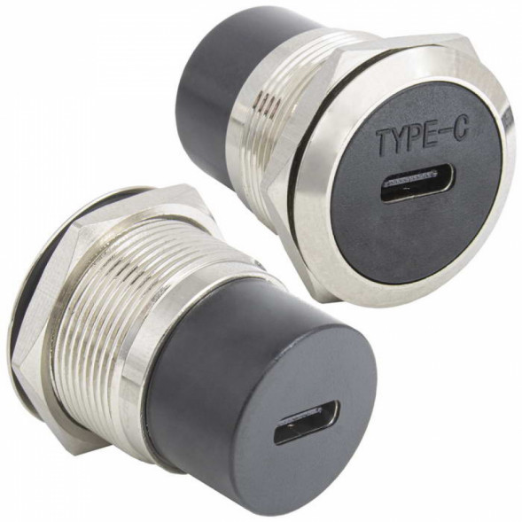Разъем USB TYPE-C F-F PN