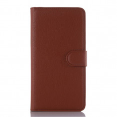 Чехол книжка с визитницей для Samsung Galaxy A5 SM-A510F (коричневый)