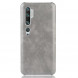 Кожаная накладка для Xiaomi Mi Note 10, Mi Note 10 Pro, Mi CC9 Pro (серый)