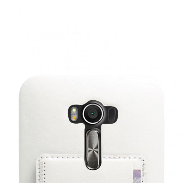 Чехол с подставкой для Asus Zenfone 2 Laser ZE500KL (Белый)