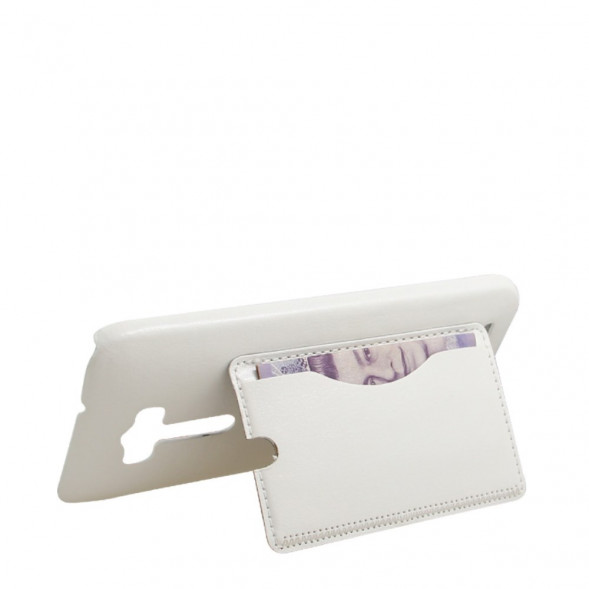 Чехол с подставкой для Asus Zenfone 2 Laser ZE500KL (Белый)