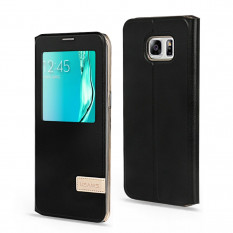 Чехол Usams с окном информации для Samsung Galaxy S6 EDGE+ G928 (Черный)