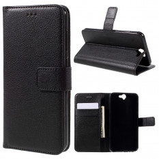 Чехол книжка с визитницей для HTC One A9 (Черный)