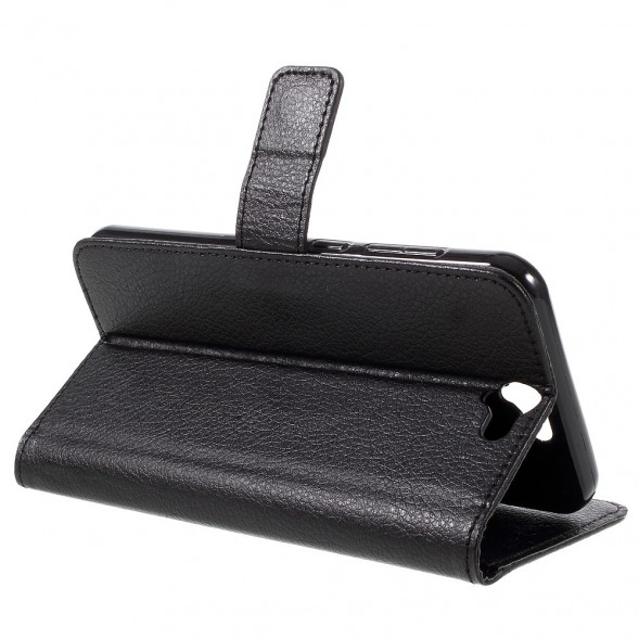 Чехол книжка с визитницей для HTC One A9 (Черный)