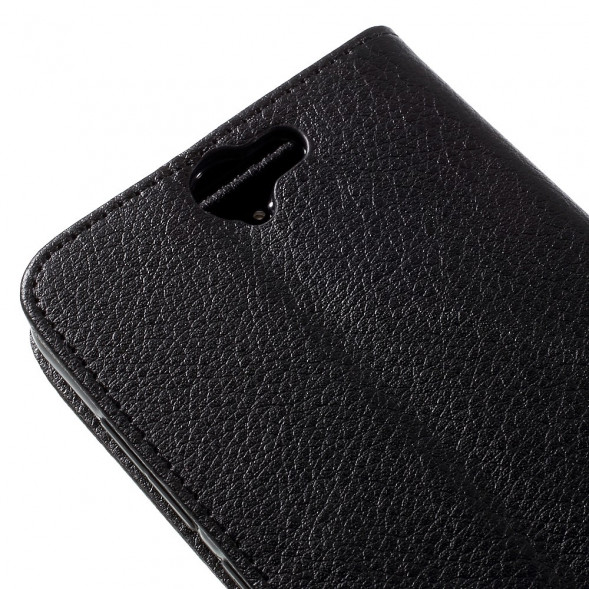 Чехол книжка с визитницей для HTC One A9 (Черный)