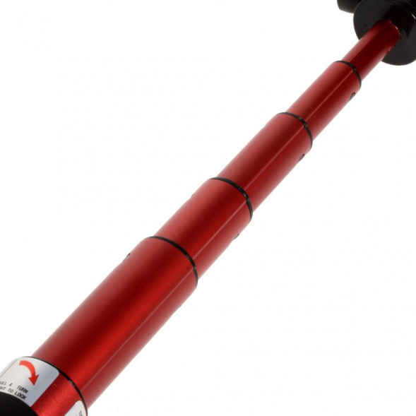 Телескопическая палка монопод для селфи камеры GoPro Hero 4, 3 +, 3, 2, 1 (Красный)