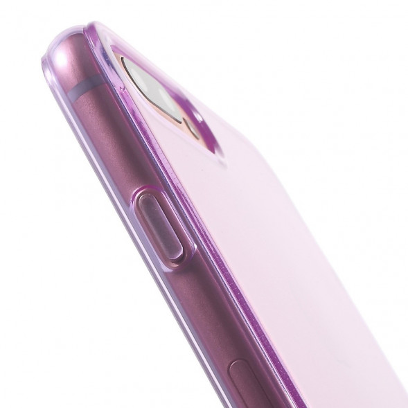 Силиконовый TPU чехол накладка для iPhone 7 Plus (Фиолетовый)